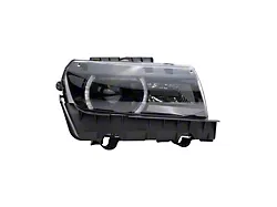 HID Headlight; Black Housing; Clear Lens; Passenger Side (14-15 Camaro w/ Factory HID Headlights)
