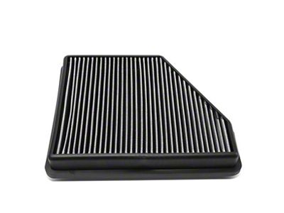 High Flow Drop-In Panel Air Filter; Gray (10-15 Camaro)