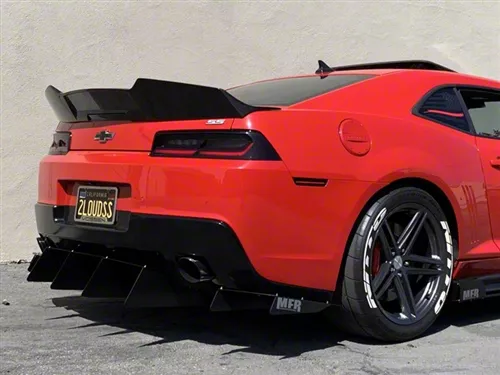 Streetfigher LA Camaro High Wing Blade Rear Spoiler; Carbon