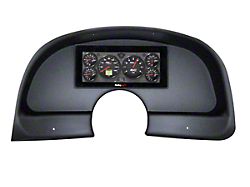 Holley 6.86-Inch Dash Panel; Matte Black (93-02 Camaro)