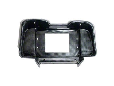 Holley 7.50-Inch Dash Panel; Carbon Fiber (10-15 Camaro)