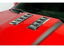 Hood Vent and Quarter Molding Trim Set; Unpainted (10-15 Camaro)