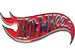 Hot Wheels Edition Fender Emblem; Passenger Side (Universal; Some Adaptation May Be Required)