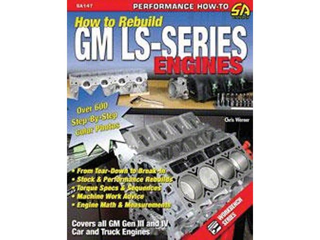 Camaro How To Rebuild GM LS-Series Engines Book - Free Shipping