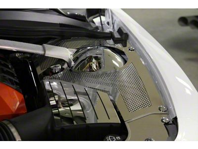 Inner Fender Cover; Perforated; 6-Piece; With Fuse Box Cover; With Strut Mount; Without Strut Bar (11-15 Camaro)