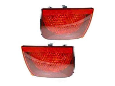 Inner Tail Lights; Chrome Housing; Red Lens (10-12 Camaro RS; 2013 Camaro)