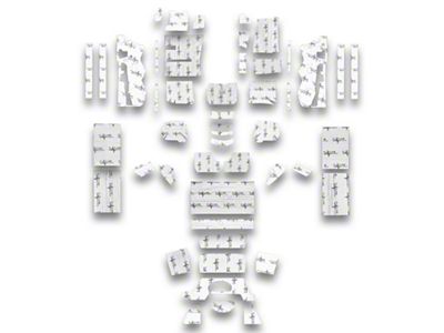 Insulation and Sound Dampening Kit; Full (93-02 Camaro Coupe)