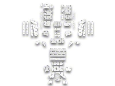 Insulation and Sound Dampening Kit; Full (93-02 Camaro Coupe w/ T-top)