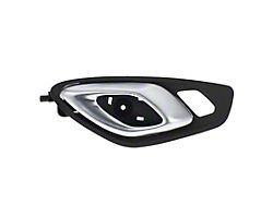 Interior Door Handle; Black/Silver; Front Driver Side (16-24 Camaro)