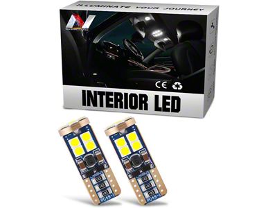 Interior LED Bulb Kit; Pure White (10-15 Camaro)