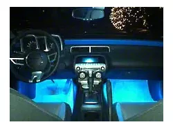 Interior LED Lighting Kit with Dome LED Light; Superbright Aqua (10-15 Camaro)