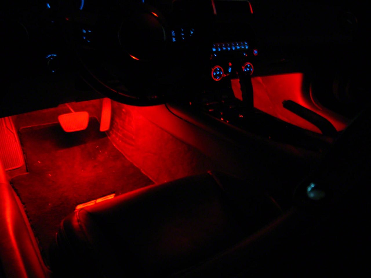 Camaro Interior LED Lighting Kit with Dome LED Light; Superbright Red
