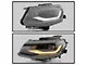 LED DRL Projector Headlights; Black Housing; Clear Lens (14-15 Camaro w/ Factory Halogen Headlights)