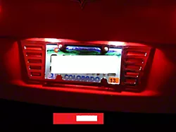 LED License Plate Bulbs; Aqua (10-15 Camaro)