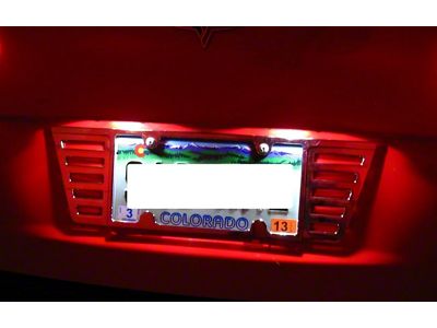 LED License Plate Bulbs; Orange (10-15 Camaro)