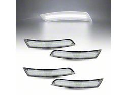 LED Side Markers; White; Clear (16-24 Camaro)