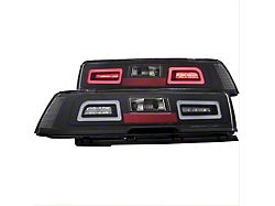 LED Tail Lights; Black Housing; Clear Lens (14-15 Camaro w/ Factory Halogen Tail Lights)