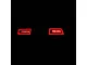 LED Tail Lights; Black Housing; Smoked Lens (14-15 Camaro w/ Factory Halogen Tail Lights)