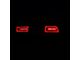 LED Tail Lights; Black Housing; Red Lens (14-15 Camaro w/ Factory Halogen Tail Lights)