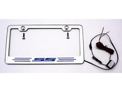 License Plate Frame with RS Lettering (Universal; Some Adaptation May Be Required)
