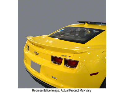 Lighted Factory Style Flush Mount Rear Deck Spoiler; Black (10-13 Camaro Coupe)