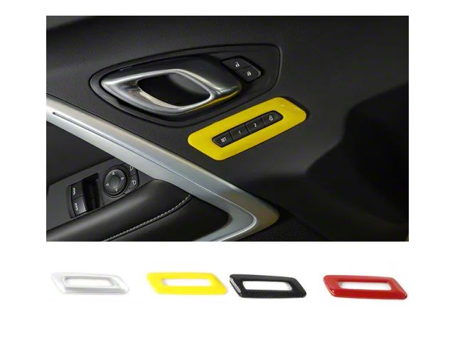 Lighter/Charger Surround Cover; Blue (16-24 Camaro)