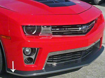 Lip Spoiler Trim; Chrome Vinyl (12-13 Camaro ZL1)