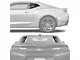 LV Rear and Quarter Window Louvers; Matte Black (16-24 Camaro Coupe)