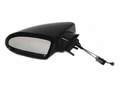 Manual Exterior Door Mirror; Driver Side (93-02 Camaro)