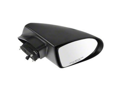 Manual Mirror; Black; Passenger Side (93-02 Camaro)