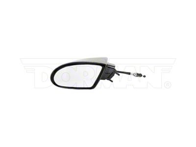 Manual Non-Heated Side Mirror; Driver Side; Black (93-02 Camaro)
