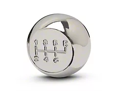 Manual Shift Knob; Polished (10-15 Camaro)
