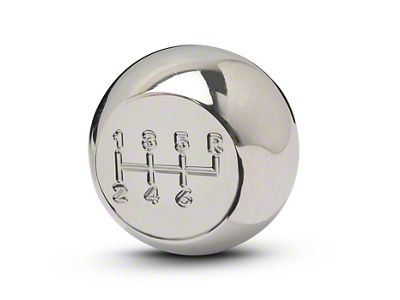 Manual Shift Knob; Polished (10-15 Camaro)