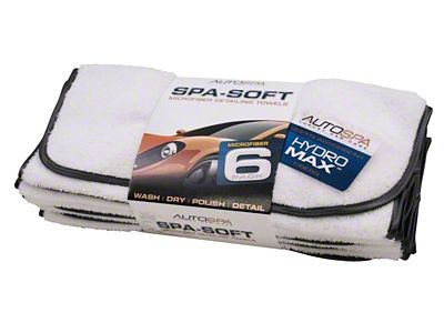 Microfiber Detailing Towels; Set of Six