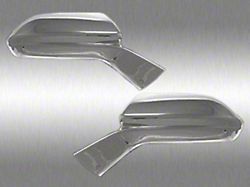 Mirror Covers with Turn Signal Cutout; Chrome (16-24 Camaro)