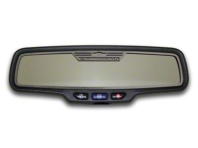 Mirror Trim; Rear View; Satin; Camaro Style Rectangle (10-13 Camaro)