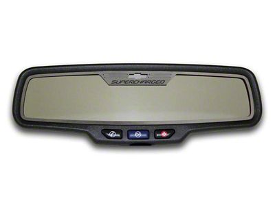 Mirror Trim; Rear View; Satin; Supercharged Style (12-13 Camaro)