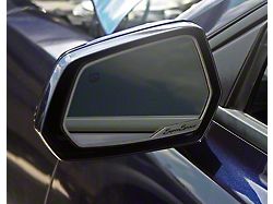 Mirror Trim; Side View; Satin; Super Sport Style; 2-Piece (10-13 Camaro)