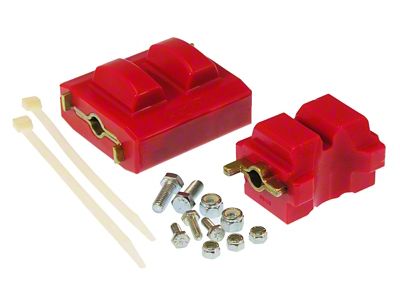 Motor Mount Inserts; Red (93-97 5.7L Camaro)