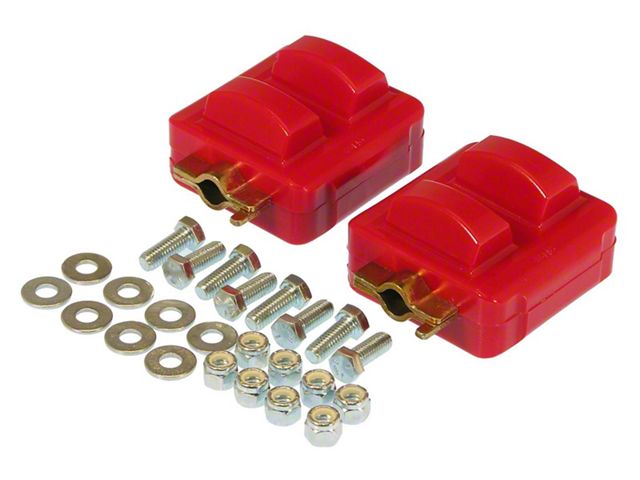 Motor Mount Inserts; Red (98-02 5.7L Camaro)