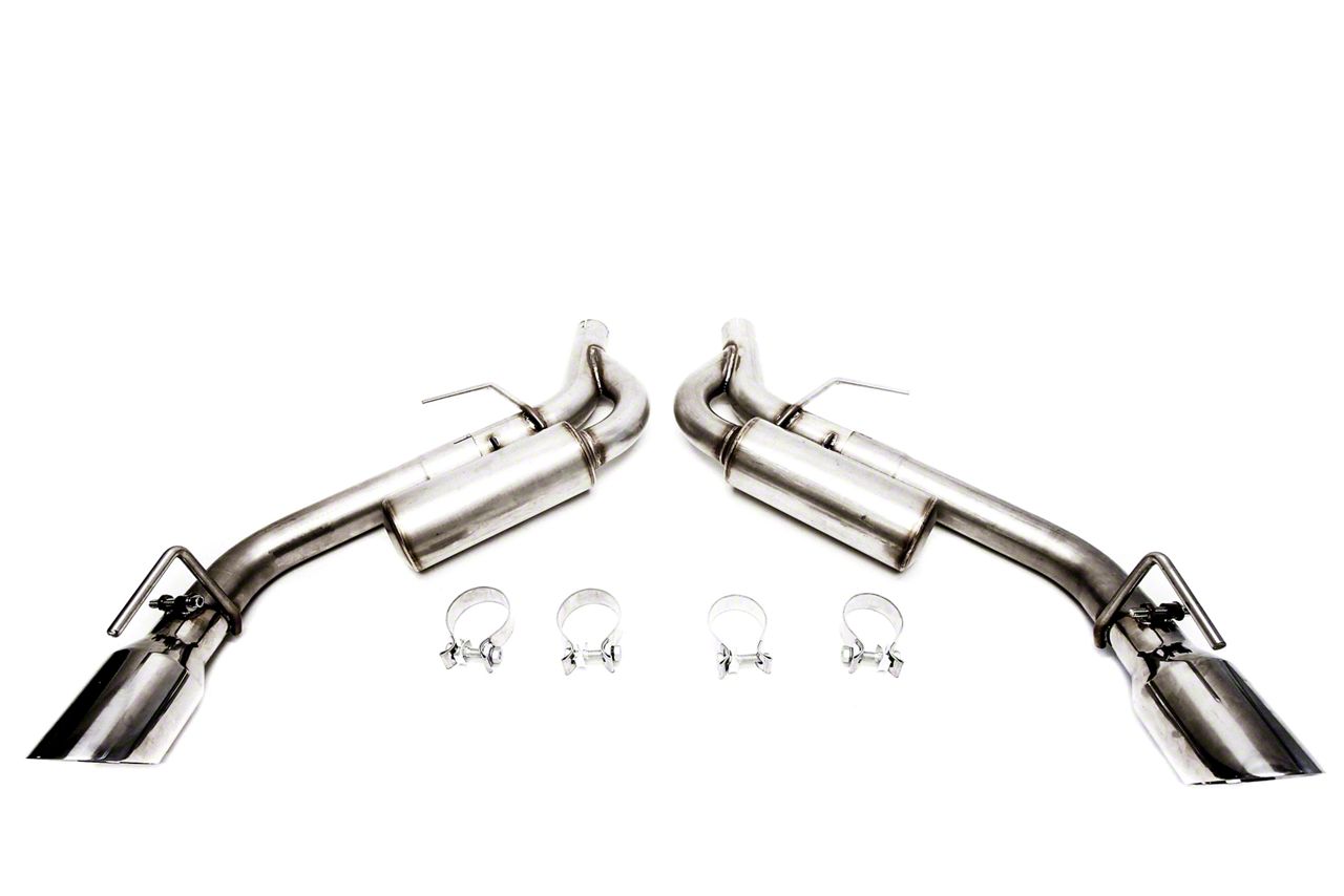 Camaro Muffler Delete AxleBack Exhaust with Polished Tips (1624 3.6L