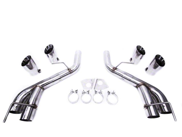 Muffler Delete Axle-Back Exhaust with Polished Tips (16-24 6.2L Camaro)