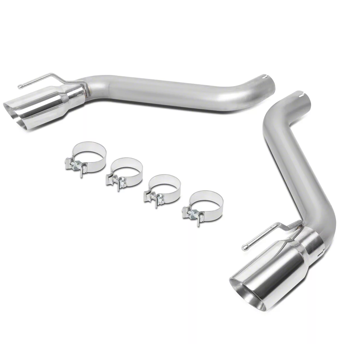 Camaro Muffler Delete AxleBack Exhaust with Polished Tips (1618