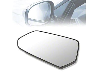 Non-Heated Mirror Glass; Driver Side (10-15 Camaro)