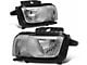 OE Style Halogen Headlights with Clear Corners; Chrome Housing; Clear Lens (10-13 Camaro w/ Factory Halogen Headlights)