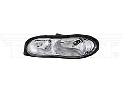 OE Style Headlight; Chrome Housing; Clear Lens; Driver Side (98-02 Camaro)