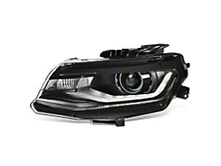 OE Style HID Headlight; Black Housing; Clear Lens; Driver Side (16-18 Camaro w/ Factory HID Headlights)