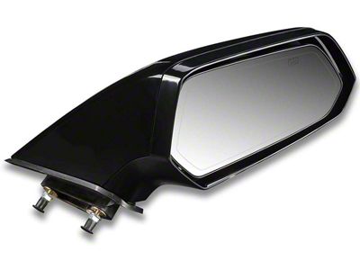 OE Style Powered Heated Side Mirror; Black; Passenger Side (10-15 Camaro)