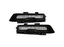 OEM Style LED Tail Lights; Chrome Housing; Smoked Lens (14-15 Camaro w/ Factory Halogen Tail Lights)