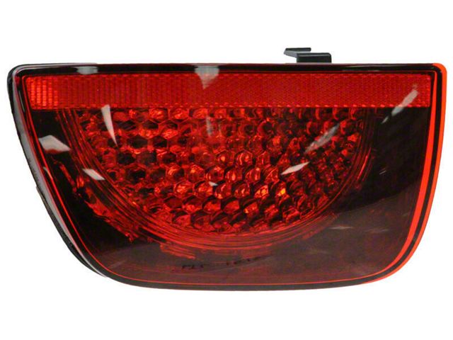 Outer Tail Light; Chrome Housing; Red Lens; Driver Side (10-12 Camaro RS; 2013 Camaro)